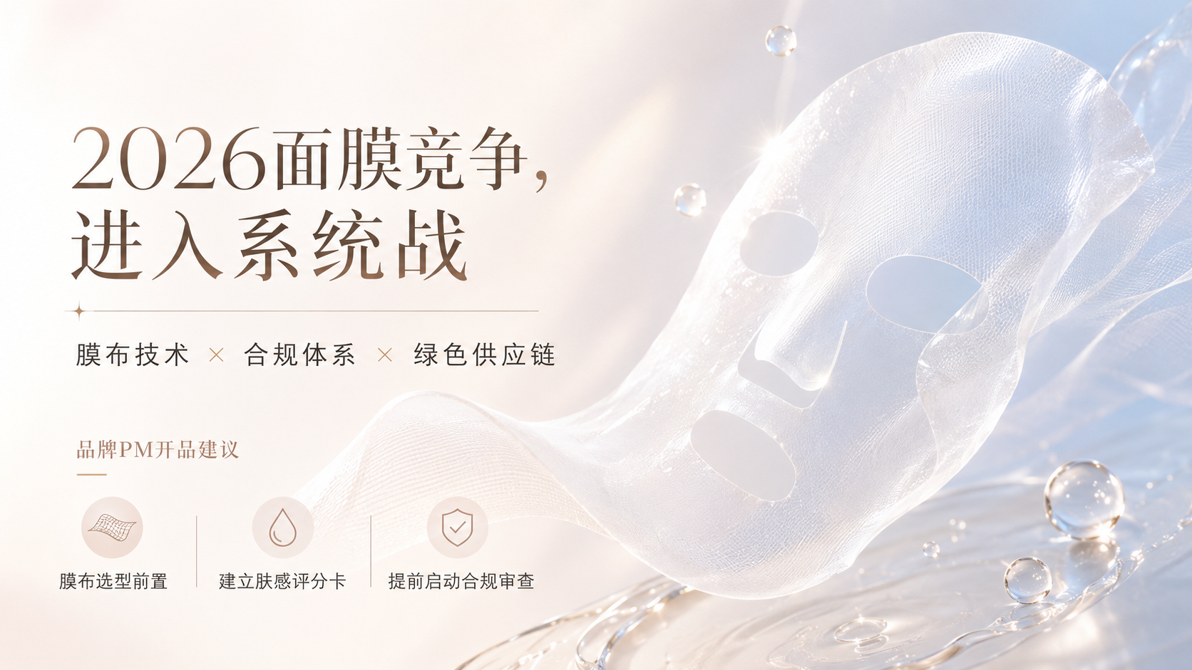 面膜膜布行业5大趋势，品牌开品必看
